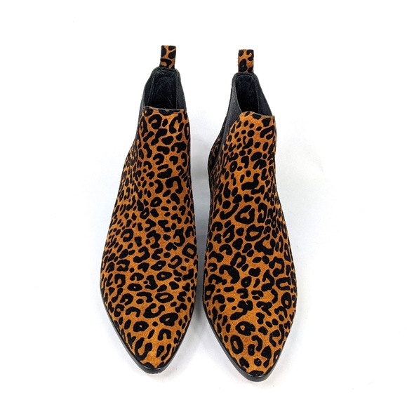 DIANE VON FURSTENBURG - Nadie Ankle Boot Leopard Size 10 - Picture 3 of 11
